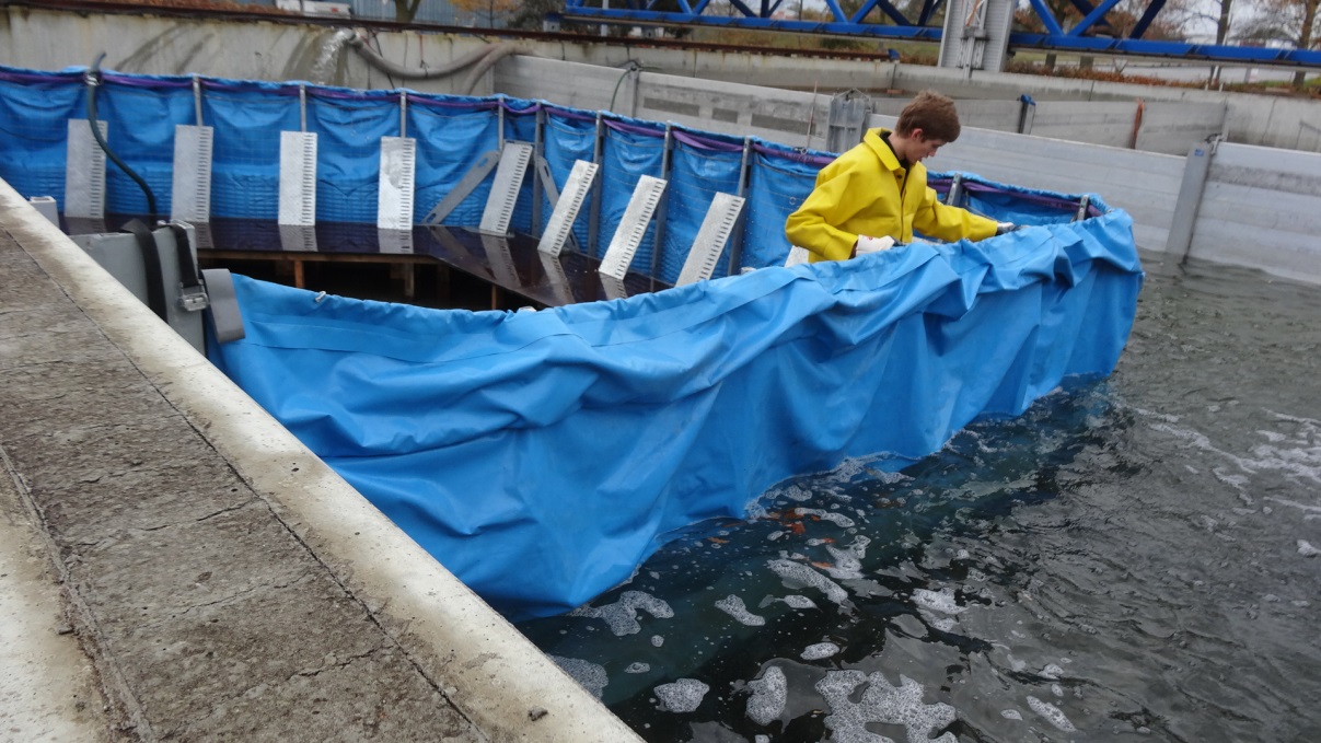 Vorinstallierter mobiler Hochwasserschutz - AQUABURG