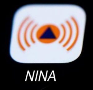 Bild: Warn-App NINA