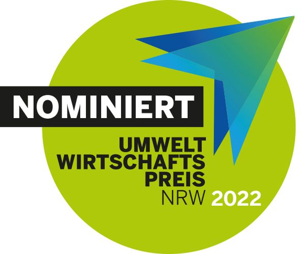 Nominiert Umweltwirtschaftspreis NRW 2022