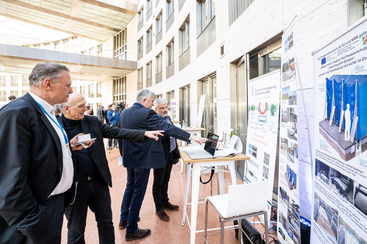 Forum Klimaresilienz im Umweltministerium NRW Firma Aquaburg. Foto: Udo Geisler