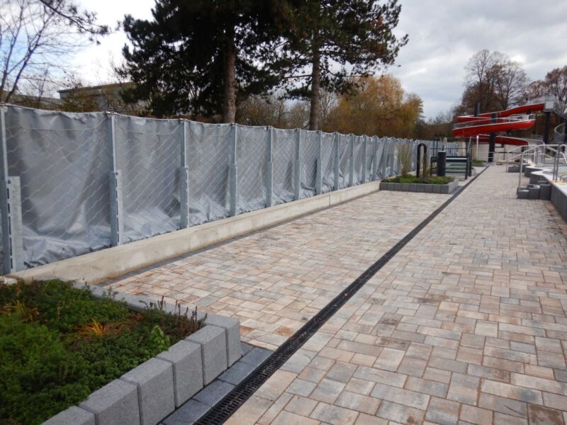 Eingebaute AquaWand 150 im